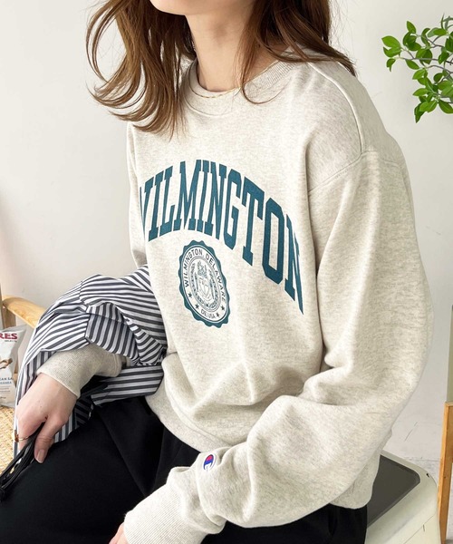 【セール】【新色追加】Champion ロゴトレーナー（スウェット）｜Champion（チャンピオン）