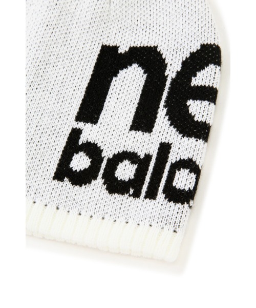New Balance Golf(ニューバランスゴルフ)の「【new balance golf】ビッグロゴ ビーニー (UNISEX SPORT)(ニットキャップ/ビーニー・レディース・ホワイト/グレー系その他3/ブラック・FREE)」の7枚目の写真
