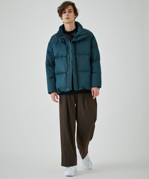 CITY TOKYO（シティトウキョウ）の「オーバーサイズパーフェクションダウン〈防水・防風・透湿〉（ダウンジャケット/コート・メンズ・グレー/ダークグリーン・1/2）」の15枚目の写真