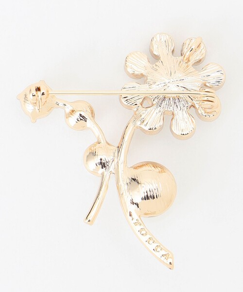TOCCA（トッカ）の「DAISY FLOWER BROOCH NECKLACE 2WAY ブローチネックレス（ブローチ/コサージュ・レディース・ゴールド系/シルバー系・F）」の5枚目の写真