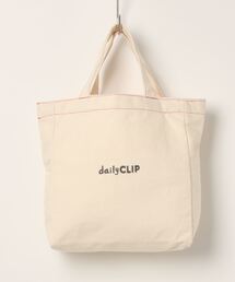 【daily CLIP】キャンバスロゴトートバッグS