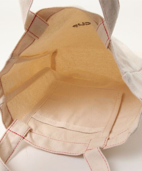 studio CLIP（スタディオクリップ）の「【daily CLIP】キャンバスロゴトートバッグS（トートバッグ・レディース・ナチュラル・FREE）」の4枚目の写真