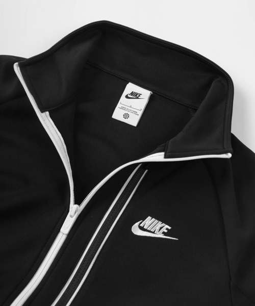NIKE（ナイキ）の「【NIKE/ナイキ】ワンポイント刺繍 スタンドジップ カットソー/スポーツウェア トリビュート/ジャージ（スウェット・メンズ・ブラック・M/L/XL）」の12枚目の写真