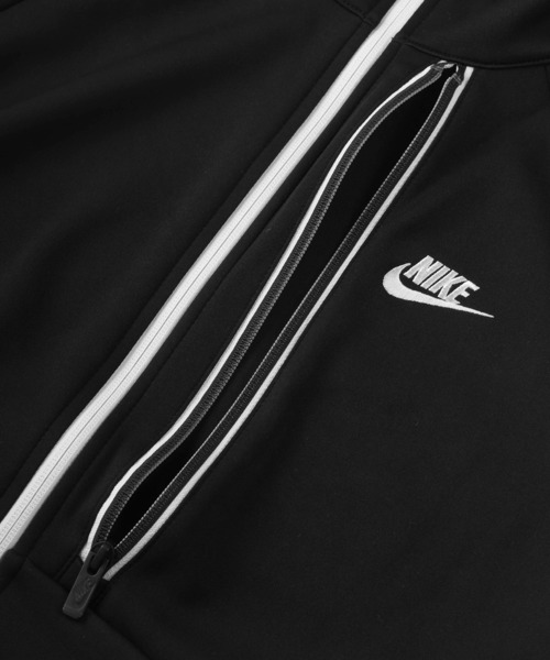NIKE（ナイキ）の「【NIKE/ナイキ】ワンポイント刺繍 スタンドジップ カットソー/スポーツウェア トリビュート/ジャージ（スウェット・メンズ・ブラック・M/L/XL）」の9枚目の写真