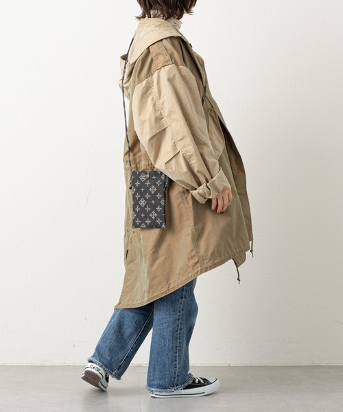 Daily russet（デイリー ラシット）の「デニムジャガード スマートフォンショルダーバッグ（ショルダーバッグ・レディース・ネイビー/グレー/ブラック/グレー系その他・FREE）」の11枚目の写真