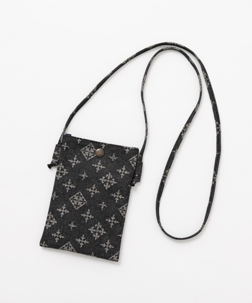 Daily russet（デイリー ラシット）の「デニムジャガード スマートフォンショルダーバッグ（ショルダーバッグ・レディース・ネイビー/グレー/ブラック/グレー系その他・FREE）」の15枚目の写真