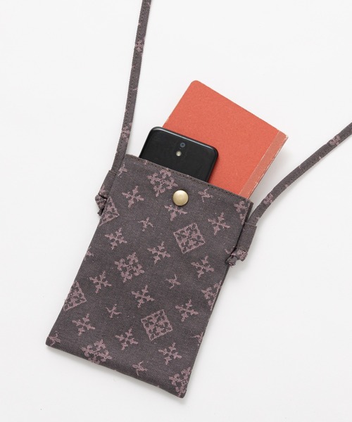 Daily russet（デイリー ラシット）の「デニムジャガード スマートフォンショルダーバッグ（ショルダーバッグ・レディース・ネイビー/グレー/ブラック/グレー系その他・FREE）」の18枚目の写真