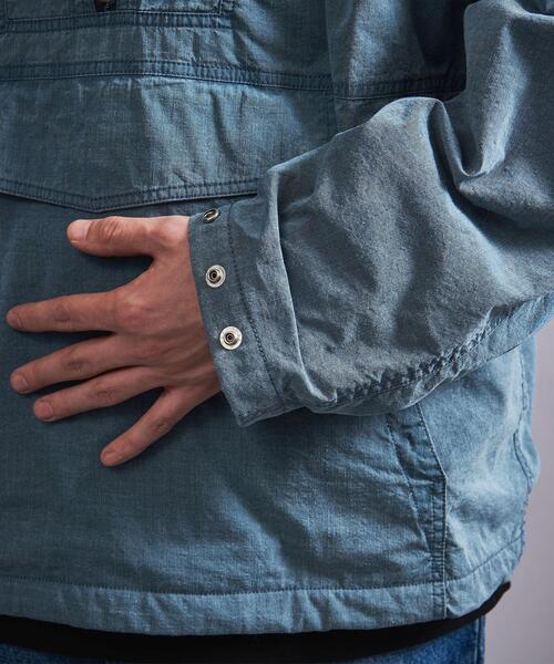 MONKEY TIME（モンキータイム）の「＜monkey time＞ C/N RIP ANORAK/アウター（その他アウター・メンズ・コバルトブルー/ブラック・M/L）」の16枚目の写真