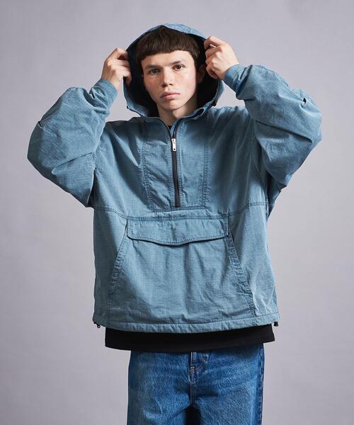 MONKEY TIME（モンキータイム）の「＜monkey time＞ C/N RIP ANORAK/アウター（その他アウター・メンズ・コバルトブルー/ブラック・M/L）」の17枚目の写真