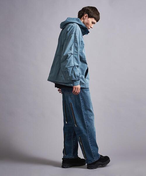 MONKEY TIME（モンキータイム）の「＜monkey time＞ C/N RIP ANORAK/アウター（その他アウター・メンズ・コバルトブルー/ブラック・M/L）」の9枚目の写真