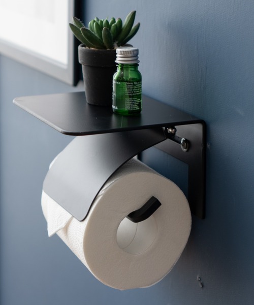 東京家具（トウキョウカグ）の「【HEIM】トイレットペーパーホルダー/1個用（バス/トイレグッズ・レディース・ブラック/ホワイト・FREE）」の7枚目の写真