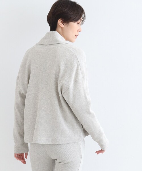INDIVI（インディヴィ）の「【LIFE/SETUP可能】ワッフルカーディガン（カーディガン/ボレロ・レディース・チャコール/ライトグレー系8・38/34）」の12枚目の写真