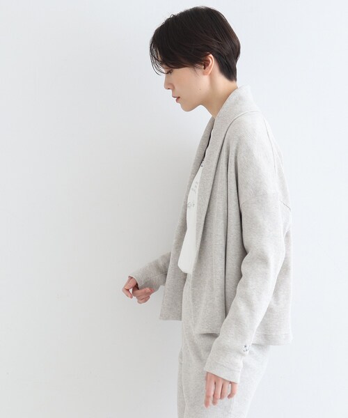 INDIVI（インディヴィ）の「【LIFE/SETUP可能】ワッフルカーディガン（カーディガン/ボレロ・レディース・チャコール/ライトグレー系8・38/34）」の11枚目の写真