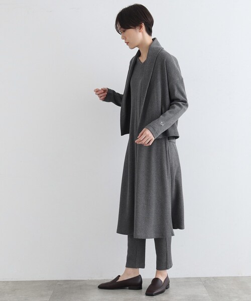 INDIVI（インディヴィ）の「【LIFE/SETUP可能】ワッフルカーディガン（カーディガン/ボレロ・レディース・チャコール/ライトグレー系8・38/34）」の3枚目の写真