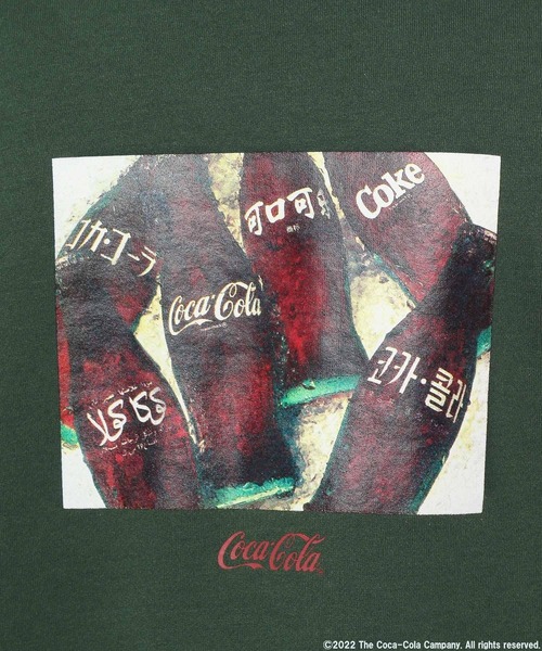 Coca Cola(コカコーラ)の「【コカ・コーラ】別注クルーネックスウェット(スウェット・メンズ・ブラック/ダークオリーブ/オフホワイト・MEDIUM/LARGE)」の20枚目の写真