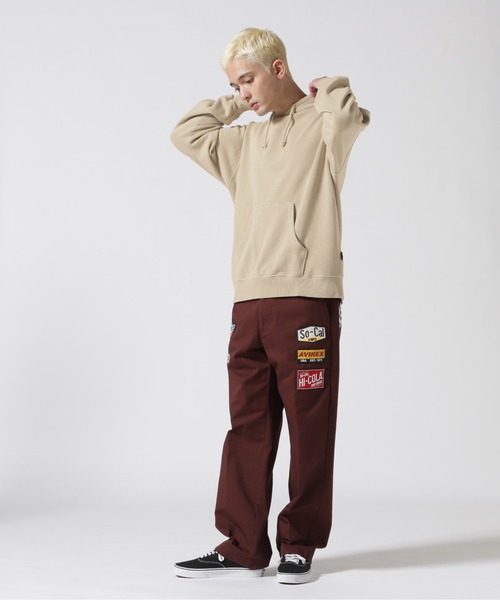 AVIREX（アヴィレックス）の「【DAILY】FADE WASH PULL OVER PARKA / フェード ウォッシュ プルオーバー パーカー / AVIREX / アヴィレックス（パーカー・メンズ・オリーブ系/グレー系その他3/オレンジ/チャコール・L/M/2XL/XL）」の6枚目の写真