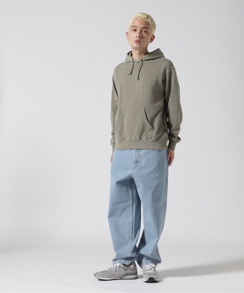 AVIREX（アヴィレックス）の「【DAILY】FADE WASH PULL OVER PARKA / フェード ウォッシュ プルオーバー パーカー / AVIREX / アヴィレックス（パーカー・メンズ・オリーブ系/グレー系その他3/オレンジ/チャコール・L/M/2XL/XL）」の13枚目の写真