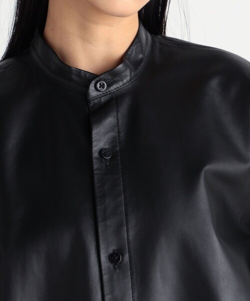 EDITION(エディション)の「ラムレザー シャツジャケット(その他アウター・レディース・ブラック・FREE)」の13枚目の写真