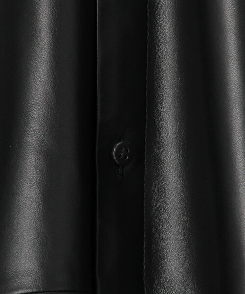 EDITION(エディション)の「ラムレザー シャツジャケット(その他アウター・レディース・ブラック・FREE)」の11枚目の写真