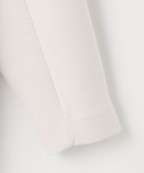 UNFILO（アンフィーロ）の「【洗える/シワになりにくい】ダブルフェイスジャージー　ノーカラー（ノーカラーコート・レディース・アイボリー系/ネイビー系・X-LARGE）」の10枚目の写真