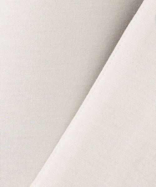 UNFILO（アンフィーロ）の「【洗える/シワになりにくい】ダブルフェイスジャージー　ノーカラー（ノーカラーコート・レディース・アイボリー系/ネイビー系・X-LARGE）」の15枚目の写真