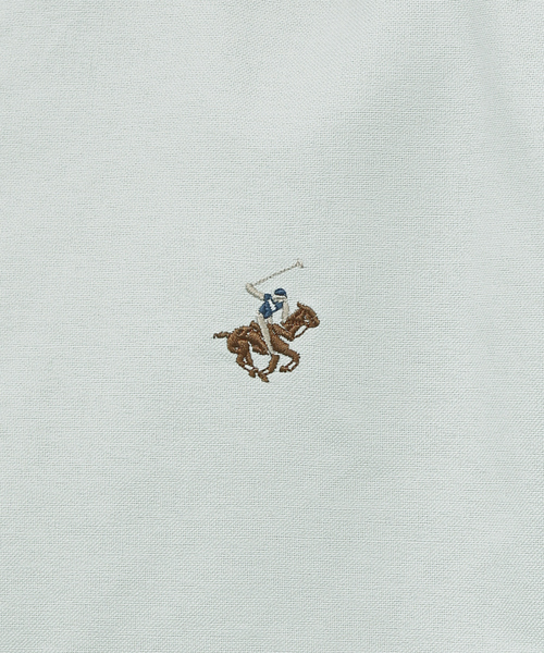 BEVERLY HILLS POLO CLUB(ビバリーヒルズポロクラブ)の「【BEVERLY HILLS POLO CLUB / ビバリーヒルズポロクラブ】ビッグシルエット ワンポイントPOLO 刺繍 半袖BDシャツ/ボタンダウンシャツ(シャツ/ブラウス・メンズ・グレイッシュブルー/ホワイト/グリーン/その他1/その他2・M/L/LL)」の15枚目の写真