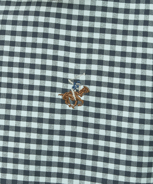 BEVERLY HILLS POLO CLUB(ビバリーヒルズポロクラブ)の「【BEVERLY HILLS POLO CLUB / ビバリーヒルズポロクラブ】ビッグシルエット ワンポイントPOLO 刺繍 半袖BDシャツ/ボタンダウンシャツ(シャツ/ブラウス・メンズ・グレイッシュブルー/ホワイト/グリーン/その他1/その他2・M/L/LL)」の6枚目の写真