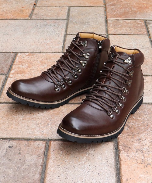 AAA+（サンエープラス）の「カジュアルマウンテンブーツ（ブーツ・メンズ・ワイン/ブラウン/キャメル/ダークブラウン/ブラック/ブラック系その他/ネイビー/ブラウン系その他/グレー/ブラウン系その他2/ベージュ系その他/ブラック系その他2/その他1・41/43/44/40/42）」の5枚目の写真