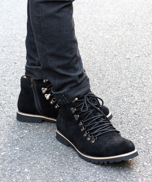 AAA+（サンエープラス）の「カジュアルマウンテンブーツ（ブーツ・メンズ・ワイン/ブラウン/キャメル/ダークブラウン/ブラック/ブラック系その他/ネイビー/ブラウン系その他/グレー/ブラウン系その他2/ベージュ系その他/ブラック系その他2/その他1・41/43/44/40/42）」の3枚目の写真