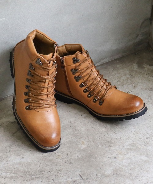 AAA+（サンエープラス）の「カジュアルマウンテンブーツ（ブーツ・メンズ・ワイン/ブラウン/キャメル/ダークブラウン/ブラック/ブラック系その他/ネイビー/ブラウン系その他/グレー/ブラウン系その他2/ベージュ系その他/ブラック系その他2/その他1・41/43/44/40/42）」の11枚目の写真