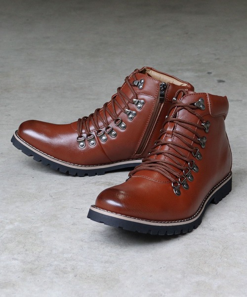 AAA+（サンエープラス）の「カジュアルマウンテンブーツ（ブーツ・メンズ・ワイン/ブラウン/キャメル/ダークブラウン/ブラック/ブラック系その他/ネイビー/ブラウン系その他/グレー/ブラウン系その他2/ベージュ系その他/ブラック系その他2/その他1・41/43/44/40/42）」の6枚目の写真
