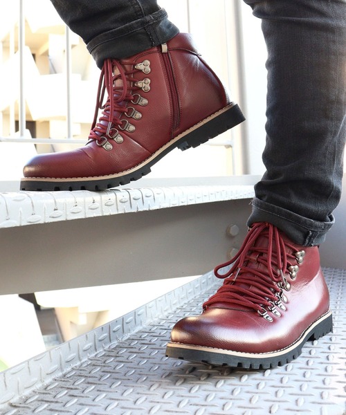 AAA+（サンエープラス）の「カジュアルマウンテンブーツ（ブーツ・メンズ・ワイン/ブラウン/キャメル/ダークブラウン/ブラック/ブラック系その他/ネイビー/ブラウン系その他/グレー/ブラウン系その他2/ベージュ系その他/ブラック系その他2/その他1・41/43/44/40/42）」の12枚目の写真