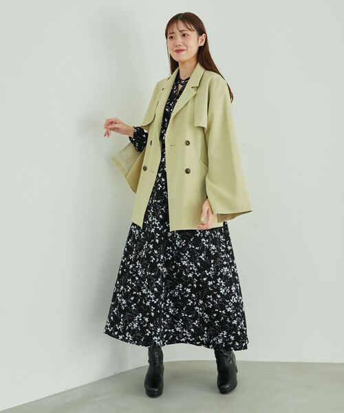 MAJESTIC LEGON(マジェスティックレゴン)の「スリットスリーブ2wayジャケット(その他アウター・レディース・アイボリー/ライトグリーン/モカ・MEDIUM)」の6枚目の写真