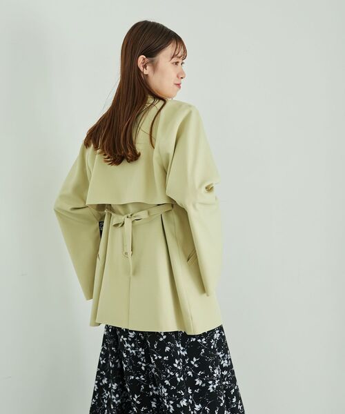 MAJESTIC LEGON(マジェスティックレゴン)の「スリットスリーブ2wayジャケット(その他アウター・レディース・アイボリー/ライトグリーン/モカ・MEDIUM)」の13枚目の写真