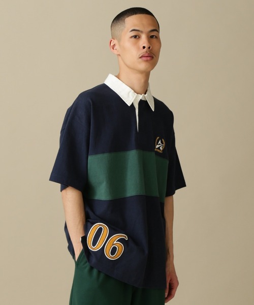AVIREX(アヴィレックス)の「SALING TEAM SHIRT / セイリング チームシャツ / AVIREX / アヴィレックス(ポロシャツ・メンズ・ホワイト/ネイビー/グリーン・MEDIUM/LARGE/X-LARGE/XX-LARGE)」の1枚目の写真