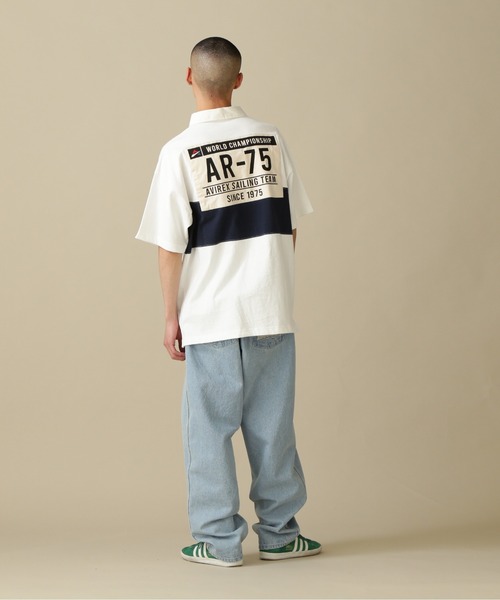AVIREX(アヴィレックス)の「SALING TEAM SHIRT / セイリング チームシャツ / AVIREX / アヴィレックス(ポロシャツ・メンズ・ホワイト/ネイビー/グリーン・MEDIUM/LARGE/X-LARGE/XX-LARGE)」の13枚目の写真