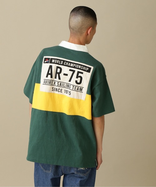 AVIREX(アヴィレックス)の「SALING TEAM SHIRT / セイリング チームシャツ / AVIREX / アヴィレックス(ポロシャツ・メンズ・ホワイト/ネイビー/グリーン・MEDIUM/LARGE/X-LARGE/XX-LARGE)」の21枚目の写真