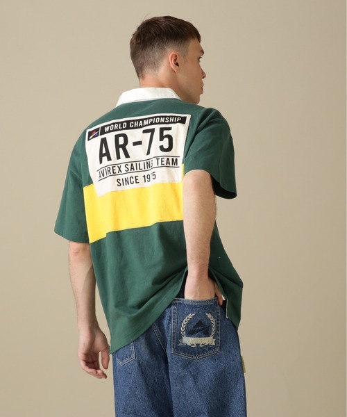 AVIREX(アヴィレックス)の「SALING TEAM SHIRT / セイリング チームシャツ / AVIREX / アヴィレックス(ポロシャツ・メンズ・ホワイト/ネイビー/グリーン・MEDIUM/LARGE/X-LARGE/XX-LARGE)」の16枚目の写真