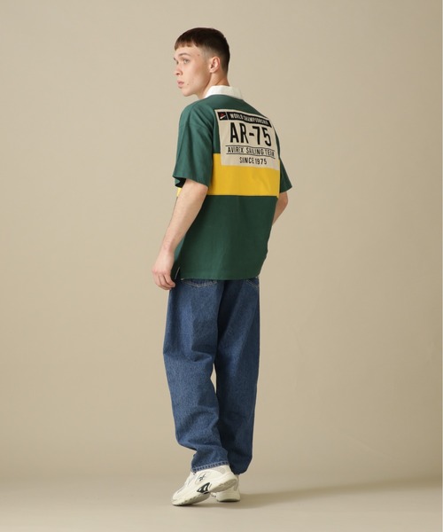 AVIREX(アヴィレックス)の「SALING TEAM SHIRT / セイリング チームシャツ / AVIREX / アヴィレックス(ポロシャツ・メンズ・ホワイト/ネイビー/グリーン・MEDIUM/LARGE/X-LARGE/XX-LARGE)」の7枚目の写真