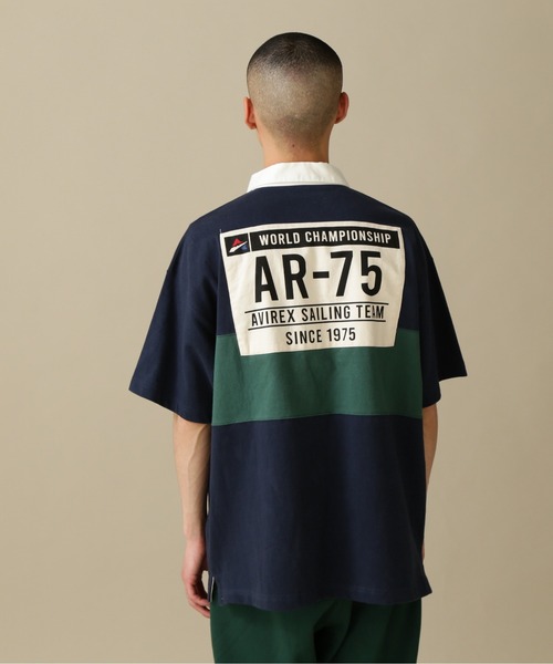 AVIREX(アヴィレックス)の「SALING TEAM SHIRT / セイリング チームシャツ / AVIREX / アヴィレックス(ポロシャツ・メンズ・ホワイト/ネイビー/グリーン・MEDIUM/LARGE/X-LARGE/XX-LARGE)」の14枚目の写真