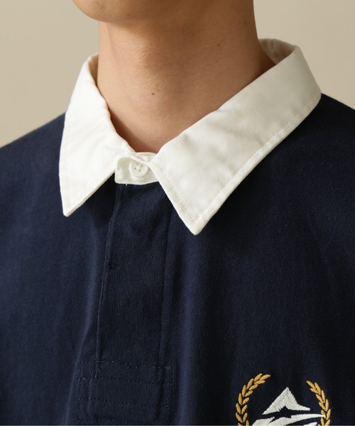 AVIREX(アヴィレックス)の「SALING TEAM SHIRT / セイリング チームシャツ / AVIREX / アヴィレックス(ポロシャツ・メンズ・ホワイト/ネイビー/グリーン・MEDIUM/LARGE/X-LARGE/XX-LARGE)」の17枚目の写真