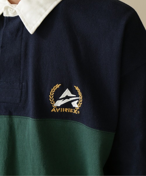 AVIREX(アヴィレックス)の「SALING TEAM SHIRT / セイリング チームシャツ / AVIREX / アヴィレックス(ポロシャツ・メンズ・ホワイト/ネイビー/グリーン・MEDIUM/LARGE/X-LARGE/XX-LARGE)」の20枚目の写真