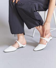 BEAUTY&YOUTH UNITED ARROWS | レザー ポインテッドトゥ ミュール(サンダル)