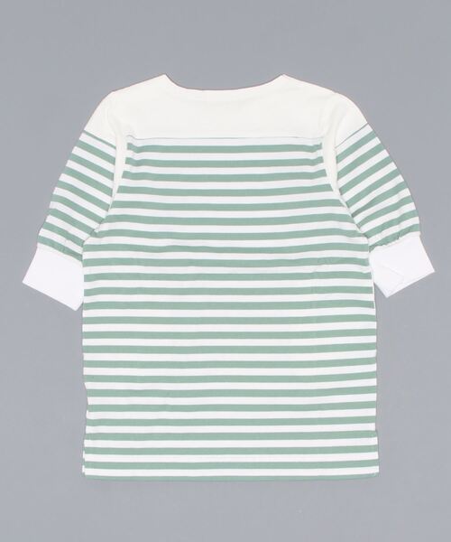 FITH（フィス）の「ボーダー膝下丈ワンピース（ワンピース・キッズ・グリーン/ブラック/グレー・90/110/120/100）」の13枚目の写真