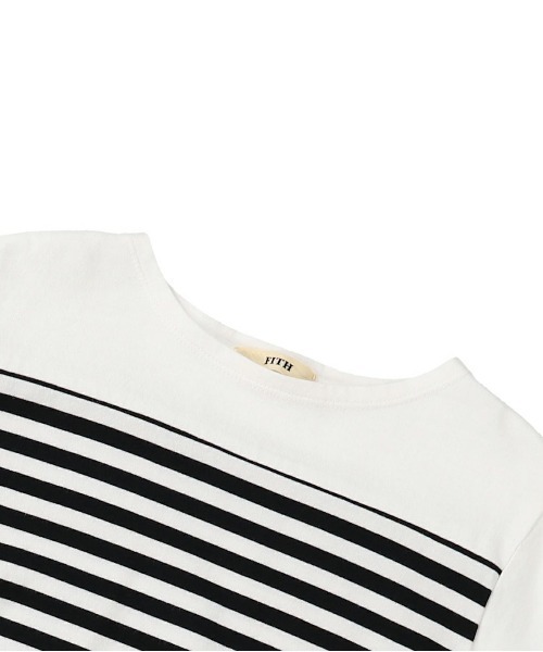 FITH（フィス）の「ボーダー膝下丈ワンピース（ワンピース・キッズ・グリーン/ブラック/グレー・90/110/120/100）」の12枚目の写真