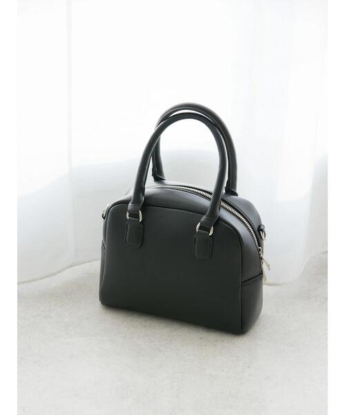 AMERICAN HOLIC（アメリカンホリック）の「2wayボストンミニバッグ（ボストンバッグ・レディース・ブラック/アイボリー・FREE）」の12枚目の写真