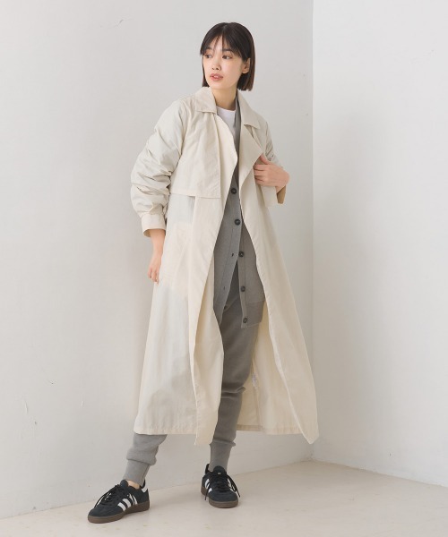 OMNES(オムネス)の「マルチウェイトレンチコート(トレンチコート・レディース・アイボリー/ブラック/グレイッシュベージュ・FREE)」の8枚目の写真