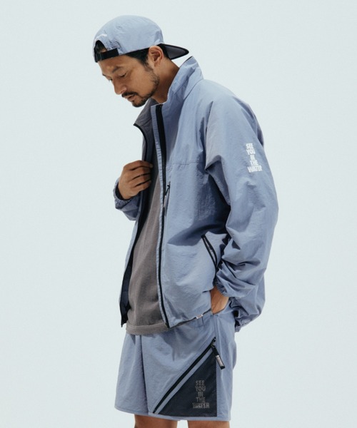 MAGIC NUMBER（マジック ナンバー）の「【MAGIC NUMBER】NYLON  EASY JK（ナイロンジャケット・メンズ・ブラック/ロイヤルブルー/ダークブルー/ライム・LARGE/X-LARGE/MEDIUM）」の16枚目の写真