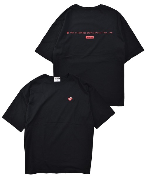 DOUBLE STEAL(ダブルスティール)の「ハート刺繍 Tシャツ(Tシャツ/カットソー・メンズ・ホワイト系その他/ライトカーキ/ホワイト/ライトブルー/ブラック・MEDIUM/LARGE/X-LARGE)」の4枚目の写真