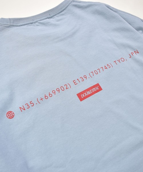 DOUBLE STEAL(ダブルスティール)の「ハート刺繍 Tシャツ(Tシャツ/カットソー・メンズ・ホワイト系その他/ライトカーキ/ホワイト/ライトブルー/ブラック・MEDIUM/LARGE/X-LARGE)」の10枚目の写真